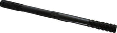 Gibraltar - 5/8-11 9" OAL Equal Double Threaded Stud - Alloy Steel, Black Oxide Finish, 1-3/4" Equal Thread Length - Industrial Tool & Supply
