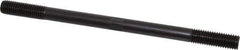 Gibraltar - 5/8-11 10" OAL Equal Double Threaded Stud - Alloy Steel, Black Oxide Finish, 1-3/4" Equal Thread Length - Industrial Tool & Supply