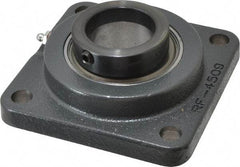 Browning - 1-15/16" ID, 5-5/8" OAL x 5-5/8" OAH 4-Bolt Flange - 5,216 Lb Static Cap, 7,889 Lb Dyn Cap, 4-3/8" Btw Mnt Hole Ctrs, Cast Iron - Industrial Tool & Supply