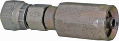 Parker - 9/16-18 SAE Steel Hydraulic Hose Female Seal-Lok Swivel Long - 6,000 psi, -4 Hose Size, 1/4" Hose Diam - Industrial Tool & Supply