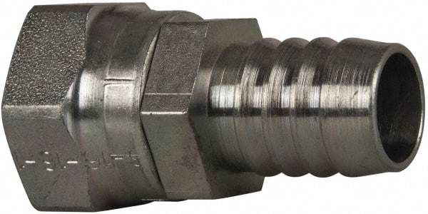 Parker - 1/2-14 NPTF Steel Hydraulic Hose Male NPTF Pipe Swivel - -8 Hose Size - Industrial Tool & Supply