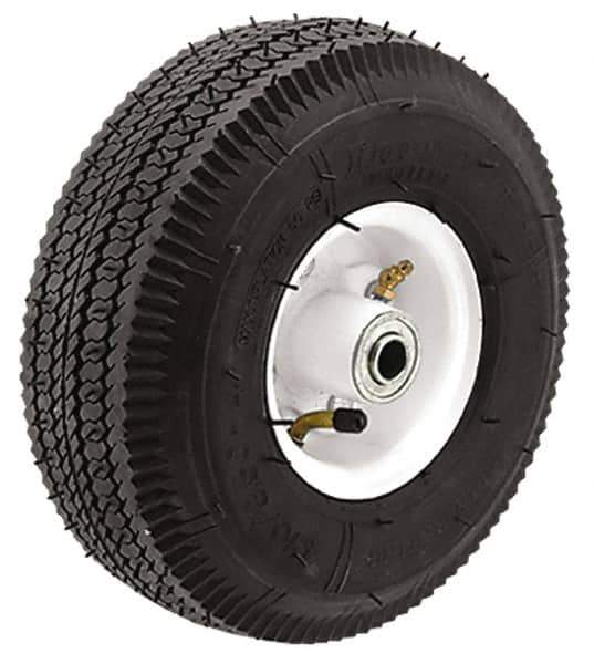 Albion - 6 Inch Diameter x 2 Inch Wide, Pneumatic Caster Wheel - 200 Lb. Capacity, 1/2 Inch Axle Diameter, Ball Bearing - Industrial Tool & Supply