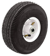 Albion - 6 Inch Diameter x 2 Inch Wide, Pneumatic Caster Wheel - 200 Lb. Capacity, 1/2 Inch Axle Diameter, Ball Bearing - Industrial Tool & Supply