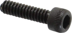 Holo-Krome - #4-40 UNC Hex Socket Drive, Socket Cap Screw - Alloy Steel, Black Oxide Finish, Fully Threaded, 7/16" Length Under Head - Industrial Tool & Supply