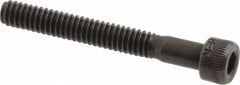 Holo-Krome - #5-40 UNC Hex Socket Drive, Socket Cap Screw - Alloy Steel, Black Oxide Finish, Partially Threaded, 1" Length Under Head - Industrial Tool & Supply