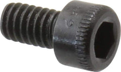 Holo-Krome - #8-32 UNC Hex Socket Drive, Socket Cap Screw - Alloy Steel, Black Oxide Finish, Fully Threaded, 5/16" Length Under Head - Industrial Tool & Supply