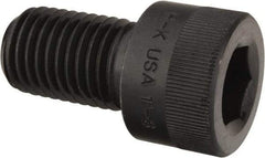 Holo-Krome - 1-8 UNC Hex Socket Drive, Socket Cap Screw - Alloy Steel, Black Oxide Finish, Fully Threaded, 1-3/4" Length Under Head - Industrial Tool & Supply