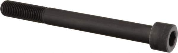 Holo-Krome - 1-8 UNC Hex Socket Drive, Socket Cap Screw - Alloy Steel, Black Oxide Finish, Partially Threaded, 10" Length Under Head - Industrial Tool & Supply