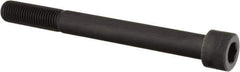 Holo-Krome - 1-8 UNC Hex Socket Drive, Socket Cap Screw - Alloy Steel, Black Oxide Finish, Partially Threaded, 10" Length Under Head - Industrial Tool & Supply