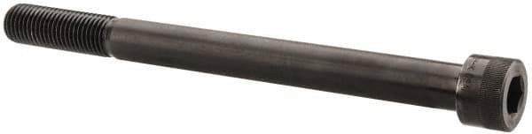Holo-Krome - 1-8 UNC Hex Socket Drive, Socket Cap Screw - Alloy Steel, Black Oxide Finish, Partially Threaded, 12" Length Under Head - Industrial Tool & Supply