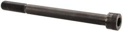 Holo-Krome - 1-8 UNC Hex Socket Drive, Socket Cap Screw - Alloy Steel, Black Oxide Finish, Partially Threaded, 12" Length Under Head - Industrial Tool & Supply