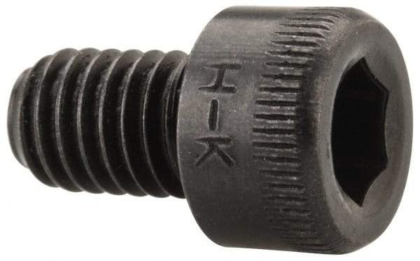 Holo-Krome - #10-32 UNF Hex Socket Drive, Socket Cap Screw - Alloy Steel, Black Oxide Finish, Fully Threaded, 5/16" Length Under Head - Industrial Tool & Supply