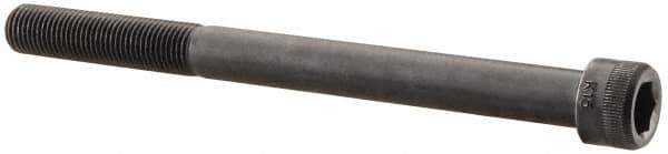 Holo-Krome - 3/8-24 UNF Hex Socket Drive, Socket Cap Screw - Alloy Steel, Black Oxide Finish, Partially Threaded, 4-1/2" Length Under Head - Industrial Tool & Supply