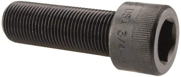 Holo-Krome - 3/4-16 UNF Hex Socket Drive, Socket Cap Screw - Alloy Steel, Black Oxide Finish, Fully Threaded, 2-1/4" Length Under Head - Industrial Tool & Supply