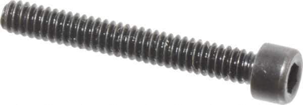 Made in USA - #3-48 UNC Hex Socket Drive, Socket Cap Screw - Alloy Steel, Black Oxide Finish, Fully Threaded, 3/4" Length Under Head - Industrial Tool & Supply
