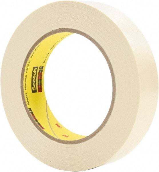 3M - 1" x 36 Yds Tan Electroplating Tape - 7.1 mil, Rubber Adhesive - Industrial Tool & Supply