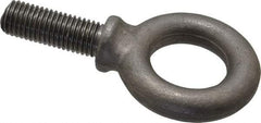 Gibraltar - 6,400 Lb Capacity, Alloy Steel, 3/4 Thread, Fixed Lifting Eye Bolt - Fully Threaded, 2" Shank, 2" Thread Length, Shoulder - Industrial Tool & Supply