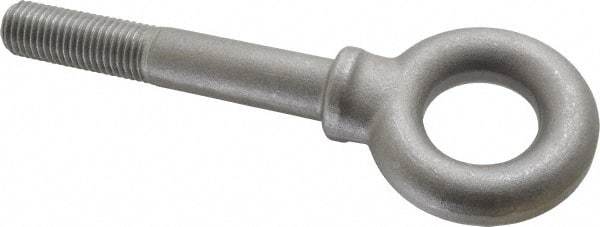 Gibraltar - 9,000 Lb Capacity, Steel, 1-8 Thread, Lifting Eye Bolt - Partially Threaded, 6" Shank, 2-1/2" Thread Length, Shoulder - Industrial Tool & Supply