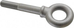 Gibraltar - 9,000 Lb Capacity, Steel, 1-8 Thread, Lifting Eye Bolt - Partially Threaded, 6" Shank, 2-1/2" Thread Length, Shoulder - Industrial Tool & Supply
