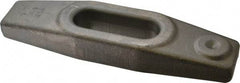 Gibraltar - 13/16" Stud, 2" Travel, 8" OAL x 2-1/8" Overall Width x 1-1/8" Overall Height, Heel Clamp - Grade ASTM A521 Class CA Forged Steel, 2-13/16" Long x 13/16" Wide Slot - Industrial Tool & Supply