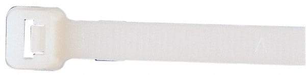 Made in USA - 37-1/4" Long Natural (Color) Nylon Standard Cable Tie - 175 Lb Tensile Strength, 2.29mm Thick, 4" Max Bundle Diam - Industrial Tool & Supply