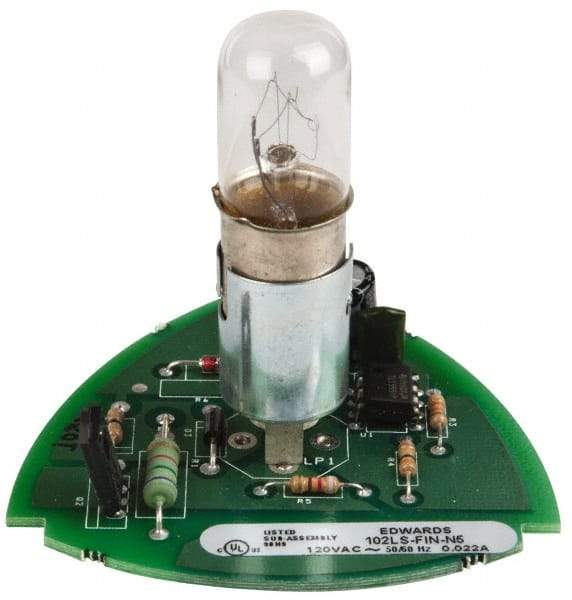 Edwards Signaling - Incandescent Lamp, Clear, Flashing, Stackable Tower Light Module - 120 VAC, 0.08 Amp, IP54, IP65 Ingress Rating, 3R, 4X NEMA Rated, Panel Mount, Pipe Mount - Industrial Tool & Supply