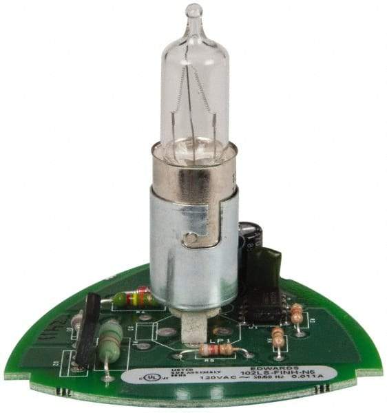 Edwards Signaling - Halogen Lamp, Clear, Flashing, Stackable Tower Light Module - 120 VAC, 0.11 Amp, IP54, IP65 Ingress Rating, 3R, 4X NEMA Rated, Panel Mount, Pipe Mount - Industrial Tool & Supply