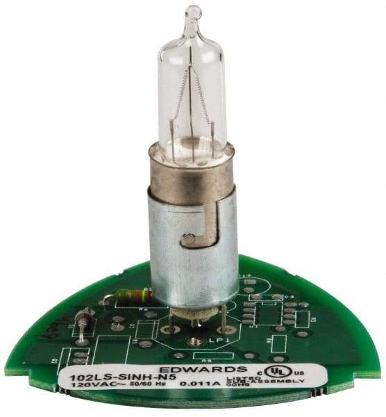 Edwards Signaling - Halogen Lamp, Clear, Steady, Stackable Tower Light Module - 120 VAC, 0.11 Amp, IP54, IP65 Ingress Rating, 3R, 4X NEMA Rated, Panel Mount, Pipe Mount - Industrial Tool & Supply