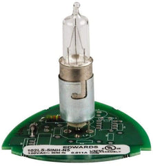 Edwards Signaling - Halogen Lamp, Clear, Steady, Stackable Tower Light Module - 120 VAC, 0.11 Amp, IP54, IP65 Ingress Rating, 3R, 4X NEMA Rated, Panel Mount, Pipe Mount - Industrial Tool & Supply