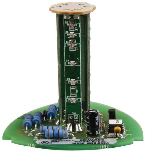 Edwards Signaling - LED Lamp, Amber, Flashing, Stackable Tower Light Module - 24 VDC, 0.06 Amp, IP54, IP65 Ingress Rating, 3R, 4X NEMA Rated, Panel Mount, Pipe Mount - Industrial Tool & Supply