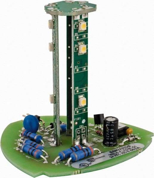 Edwards Signaling - LED Lamp, White, Flashing, Stackable Tower Light Module - 24 VDC, 0.06 Amp, IP54, IP65 Ingress Rating, 3R, 4X NEMA Rated, Panel Mount, Pipe Mount - Industrial Tool & Supply