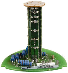 Edwards Signaling - LED Lamp, Red, Steady, Stackable Tower Light Module - 24 VDC, 0.06 Amp, IP54, IP65 Ingress Rating, 3R, 4X NEMA Rated, Panel Mount, Pipe Mount - Industrial Tool & Supply