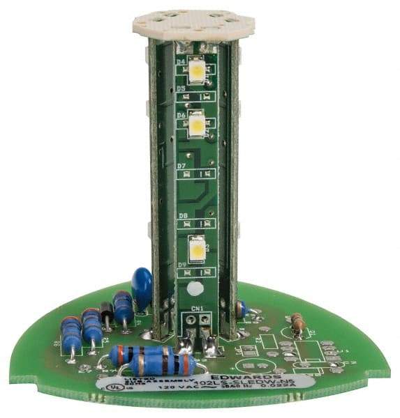 Edwards Signaling - LED Lamp, White, Steady, Stackable Tower Light Module - 120 VAC, 0.02 Amp, IP54, IP65 Ingress Rating, 3R, 4X NEMA Rated, Panel Mount, Pipe Mount - Industrial Tool & Supply