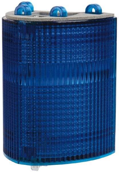 Edwards Signaling - Blue, Panel and Pipe Mount, Visible Signal Replacement Lens Housing - 3R, 4X NEMA Rated, For Use with 102 Series Stacklights - Industrial Tool & Supply