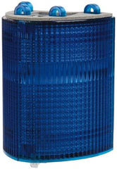 Edwards Signaling - Blue, Panel and Pipe Mount, Visible Signal Replacement Lens Housing - 3R, 4X NEMA Rated, For Use with 102 Series Stacklights - Industrial Tool & Supply