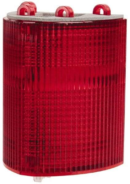 Edwards Signaling - Red, Panel and Pipe Mount, Visible Signal Replacement Lens Housing - 3R, 4X NEMA Rated, For Use with 102 Series Stacklights - Industrial Tool & Supply