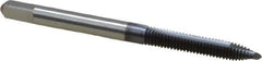 Kennametal - M4x0.70 Metric Coarse, 2 Flute, TiCN Finish, High Speed Steel Spiral Point Tap - Plug Chamfer, Right Hand Thread, 2-1/8" OAL, 3/4" Thread Length, 0.168" Shank Diam, 6H Class of Fit, Series 5351TC - Exact Industrial Supply