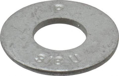 Armor Coat - 3/8" Screw, Grade 8 Alloy Steel USS Flat Washer - 7/16" ID x 1" OD, 0.094" Thick - Industrial Tool & Supply