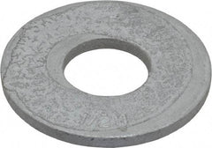 Armor Coat - 1/2" Screw, Grade 8 Alloy Steel USS Flat Washer - 9/16" ID x 1-3/8" OD, 1/8" Thick - Industrial Tool & Supply