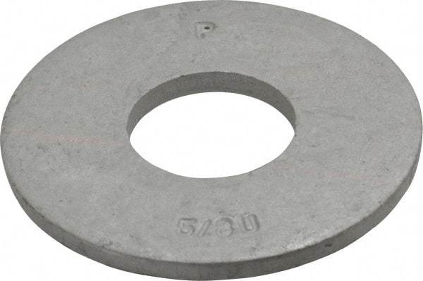 Armor Coat - 5/8" Screw, Grade 8 Alloy Steel USS Flat Washer - 21/32" ID x 1-3/4" OD, 0.156" Thick - Industrial Tool & Supply
