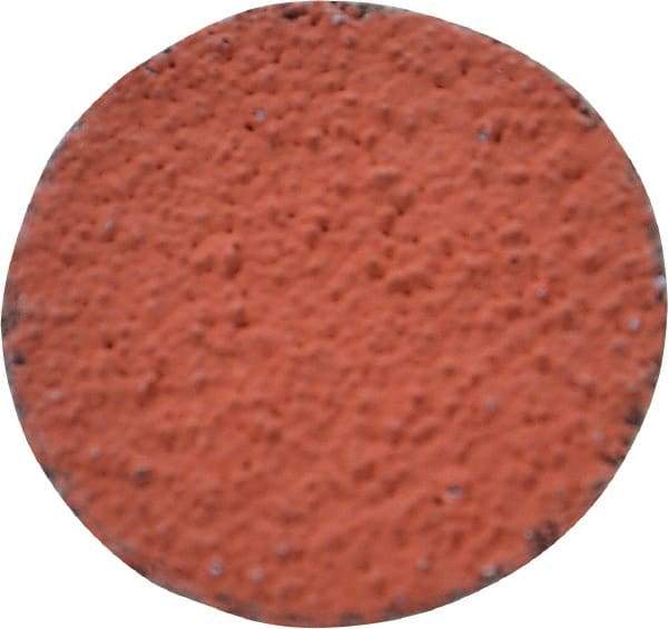 3M - 1" Disc Diam, 60 Grit, Ceramic Quick Change Disc - Type R Attaching System, Coated, Orange, Medium Grade, 30,000 RPM, 777F Series - Industrial Tool & Supply