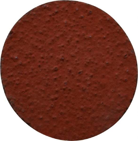 3M - 1" Disc Diam, 80 Grit, Ceramic Quick Change Disc - Type R Attaching System, Coated, Orange, Medium Grade, 30,000 RPM, 777F Series - Industrial Tool & Supply