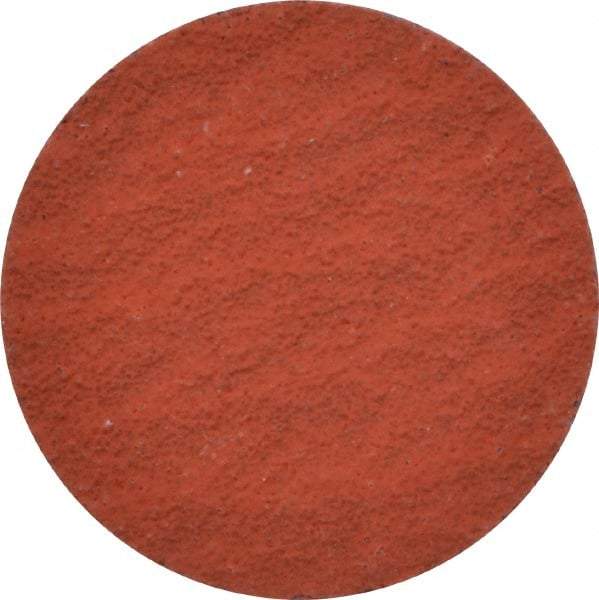 3M - 1" Disc Diam, 120 Grit, Ceramic Quick Change Disc - Type R Attaching System, Coated, Orange, Fine Grade, 30,000 RPM, 777F Series - Industrial Tool & Supply