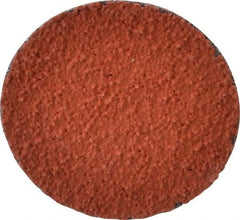 3M - 1-1/2" Disc Diam, 60 Grit, Ceramic Quick Change Disc - Type R Attaching System, Coated, Orange, Medium Grade, 30,000 RPM, 777F Series - Industrial Tool & Supply