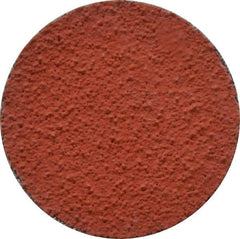 3M - 1-1/2" Disc Diam, 80 Grit, Ceramic Quick Change Disc - Type R Attaching System, Coated, Orange, Medium Grade, 30,000 RPM, 777F Series - Industrial Tool & Supply