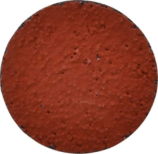 3M - 2" Disc Diam, 36 Grit, Ceramic Quick Change Disc - Type S Attaching System, Coated, Orange, Very Coarse Grade, 25,000 RPM, 777F Series - Industrial Tool & Supply