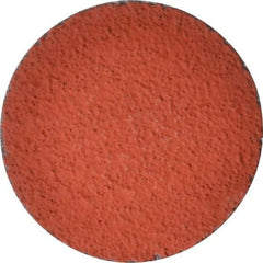 3M - 2" Disc Diam, 50 Grit, Ceramic Quick Change Disc - Type S Attaching System, Coated, Orange, Coarse Grade, 25,000 RPM, 777F Series - Industrial Tool & Supply