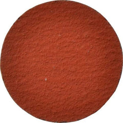 3M - 2" Disc Diam, 80 Grit, Ceramic Quick Change Disc - Type S Attaching System, Coated, Orange, Medium Grade, 25,000 RPM, 777F Series - Industrial Tool & Supply