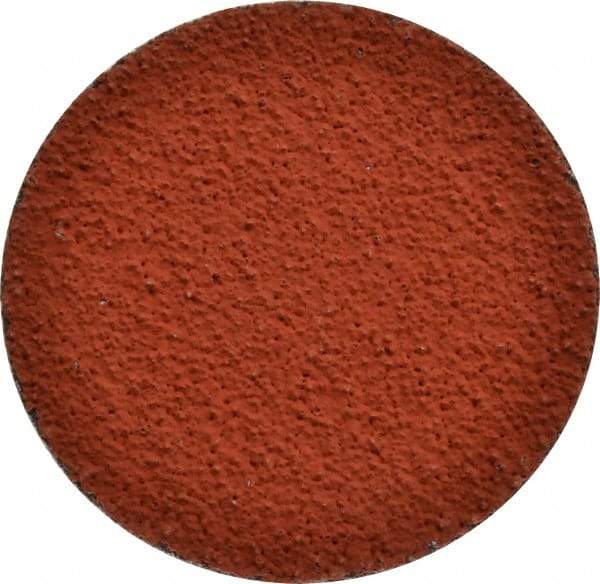 3M - 3" Disc Diam, 36 Grit, Ceramic Quick Change Disc - Type S Attaching System, Coated, Orange, Very Coarse Grade, 20,000 RPM, 777F Series - Industrial Tool & Supply