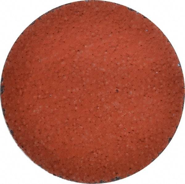 3M - 3" Disc Diam, 36 Grit, Ceramic Quick Change Disc - Type P Attaching System, Coated, Orange, Very Coarse Grade, 20,000 RPM, 777F Series - Industrial Tool & Supply